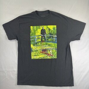 Michael Myers Halloween Horror T Shirt Mens XL Graphic Movie Tee Black